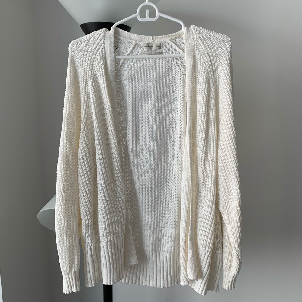 Urban Outfitters Ivory Oversized Cardigan XS